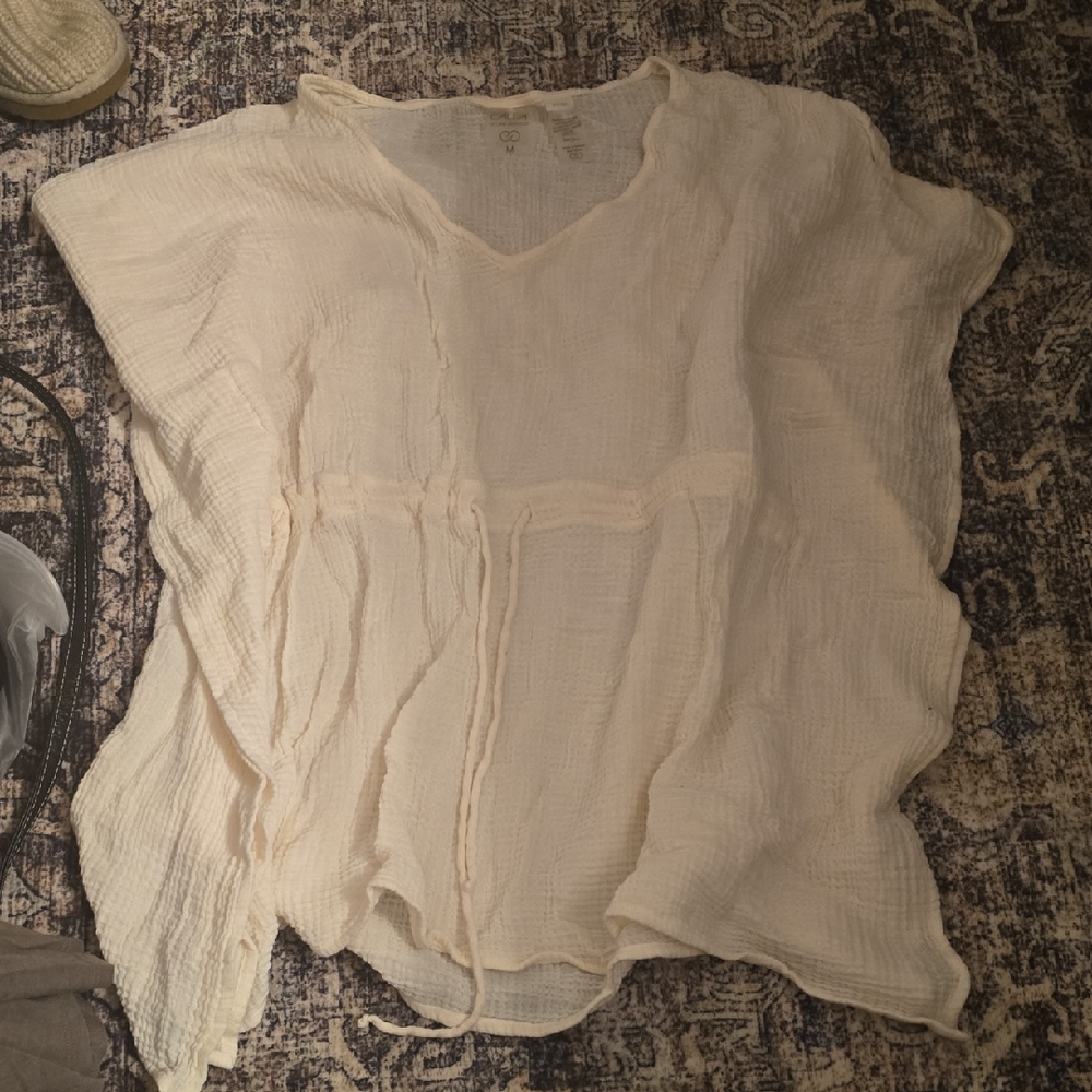 CALIA by Carrie Underwood Cream Blouse